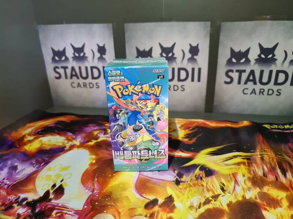 Koreanische Pokémon Booster‑Box „Battle Partners“ (SV9) – 30 versiegelte Packs