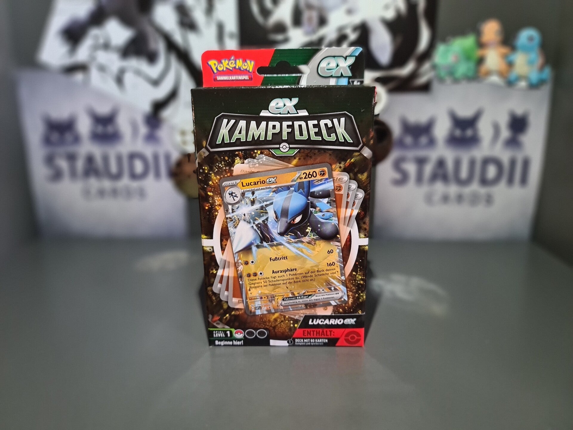 EX Kampfdeck – Lucario ex [DE, versiegelt, 60 Karten]