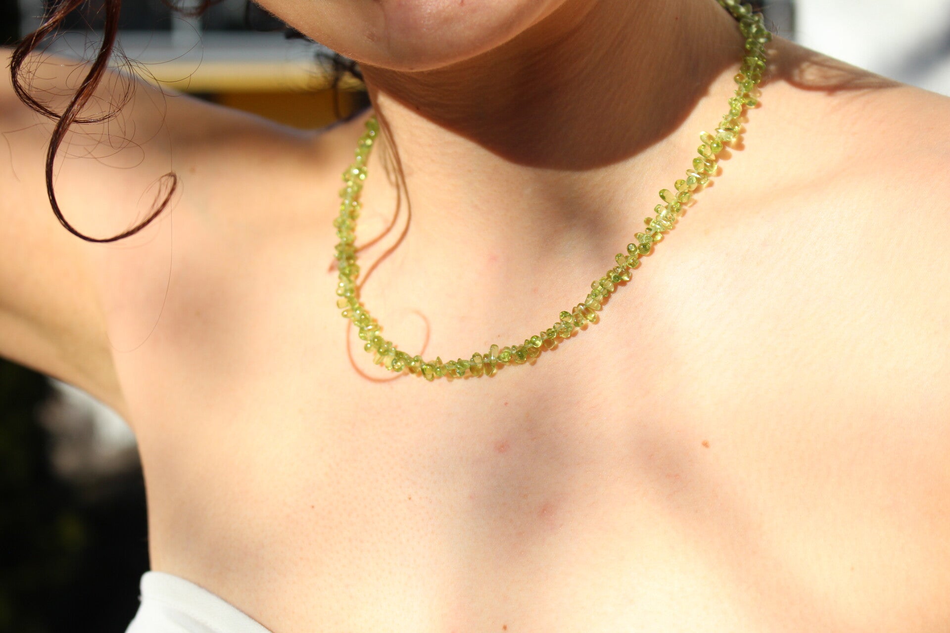 Peridot Halskette