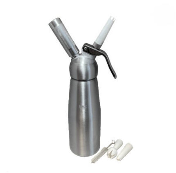 Gräddsifon 0,5l Silver/ alu