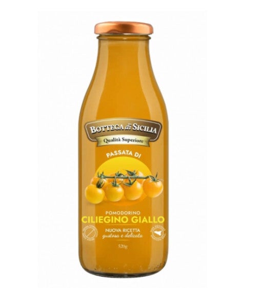 Passata Siciliana Ciliegino Giallo 520 g Bottega di Sicilia