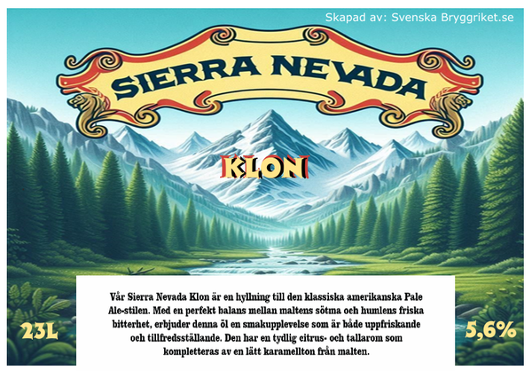 SIERRA NEVADA ALE "Klon"