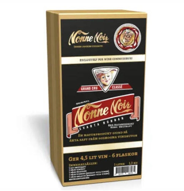 Vinsats Nonne Noir 1L Rött – Cabernet Sauvignon (ger ca 4,5L färdigt vin)