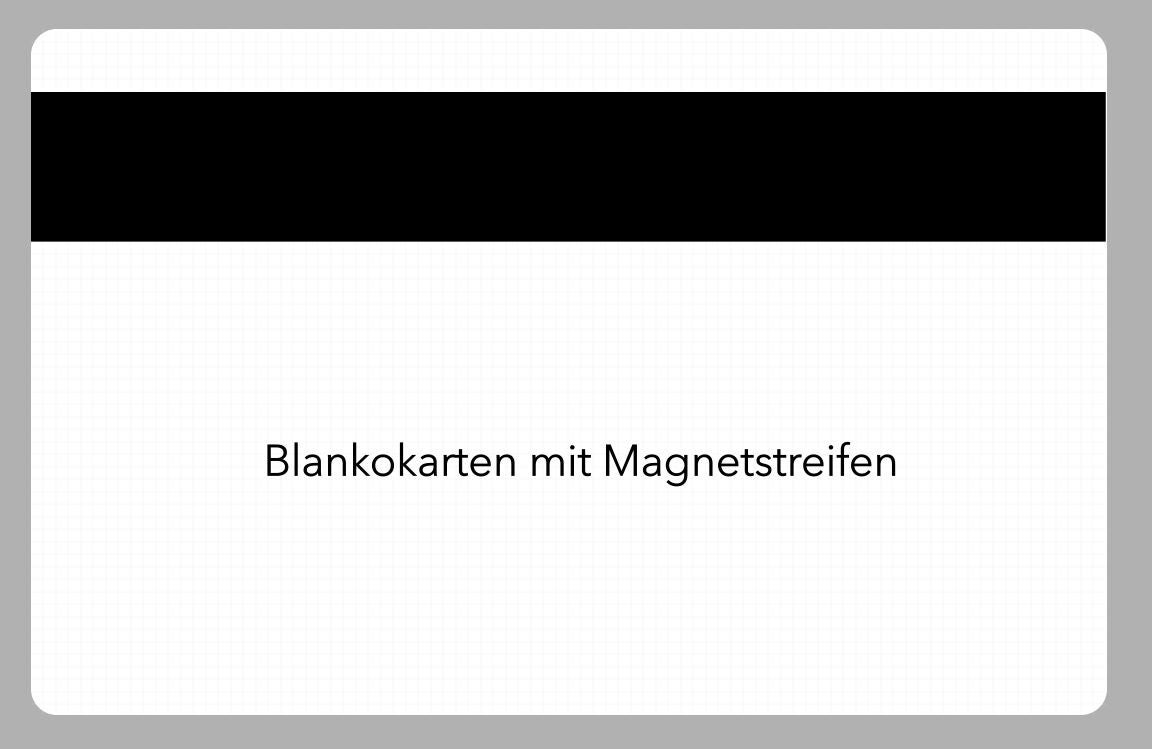 Magnetstreifenkarten blanko - ab 100 Stück