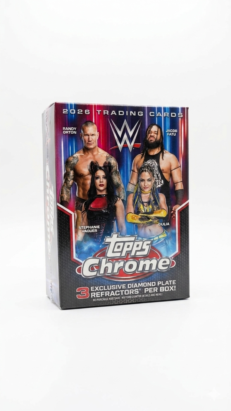 Topps Chrome WWE Value Box