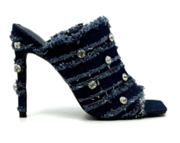 Cape Robbin Women Revolt Denim Mule Jamaica