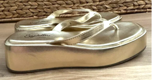 Seychelles Women Sunflower Thong Platform Sandal Jamaica