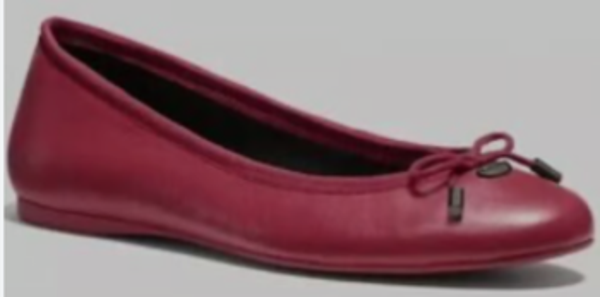 Coach Women Lara Silk Nappa Ballet Flat Jamaica