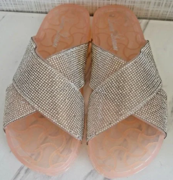 Lauren Lorraine Women Nude Jelly Slides