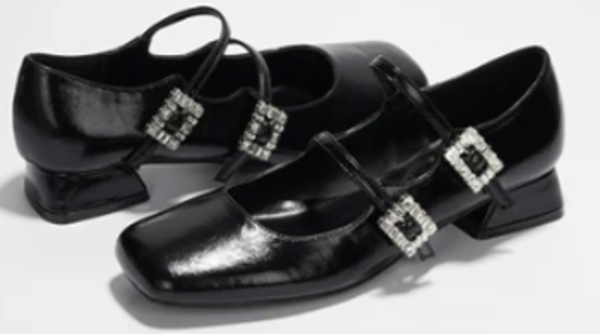 Cape Robbin Women Harri Metallic Leather Mary Jane