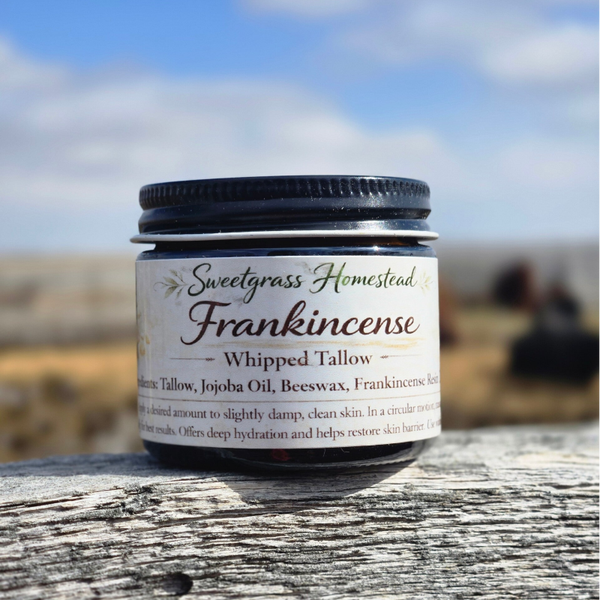 Whipped tallow lotion