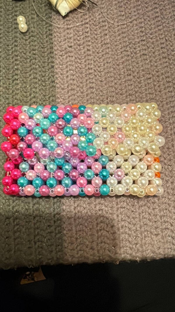 Beaded wallet