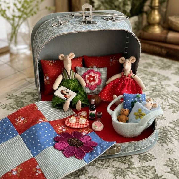 Picknick-Mausekoffer
