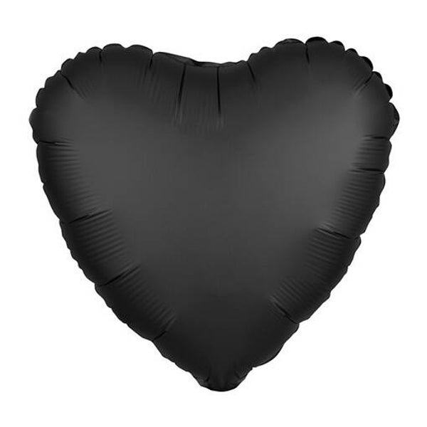 Folie Ballon Hart 45 cm Zwart Mat