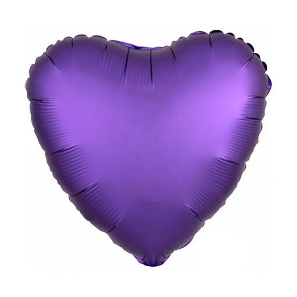 Folie Ballon Hart 45 cm Paars Mat