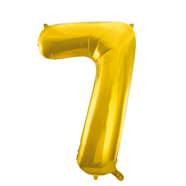 Folie Cijfer Goud 7