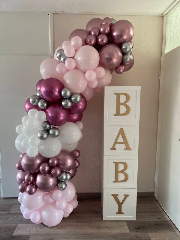 Baby blokken wit/goud