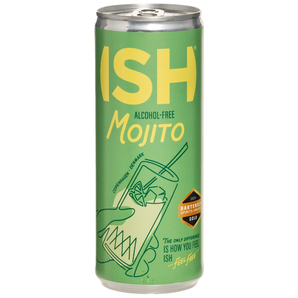ISH Mojito RTD 0% – alcoholvrije Mojito 0.0 in blik (250 ml)