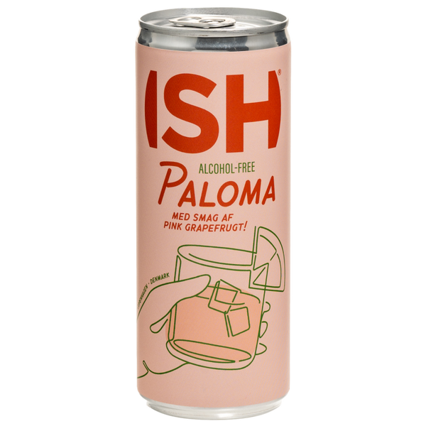 ISH Paloma RTD 0% – alcoholvrije Paloma 0.0 met grapefruit & Mexican Agave (250 ml)