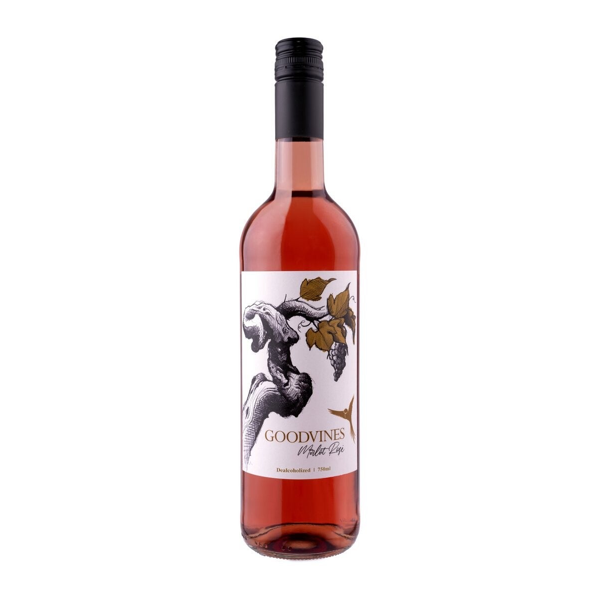 GOODVINES Merlot Rosé – alcoholvrije rosé wijn 0.0% (0,75L)