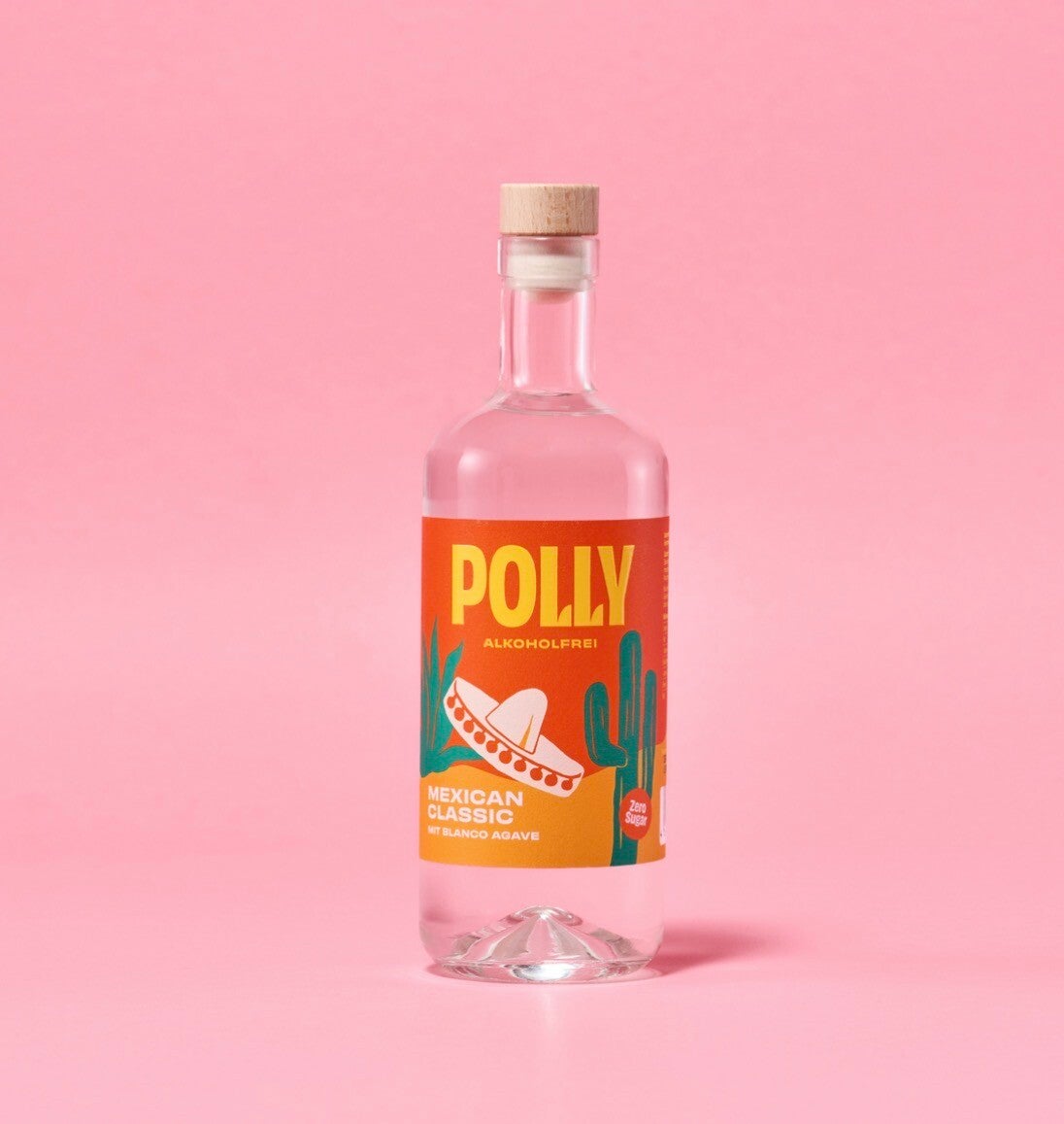 POLLY Mexicaanse Klassieker – alcoholvrije tequila‑alternative 0.0 met Blanco Agave