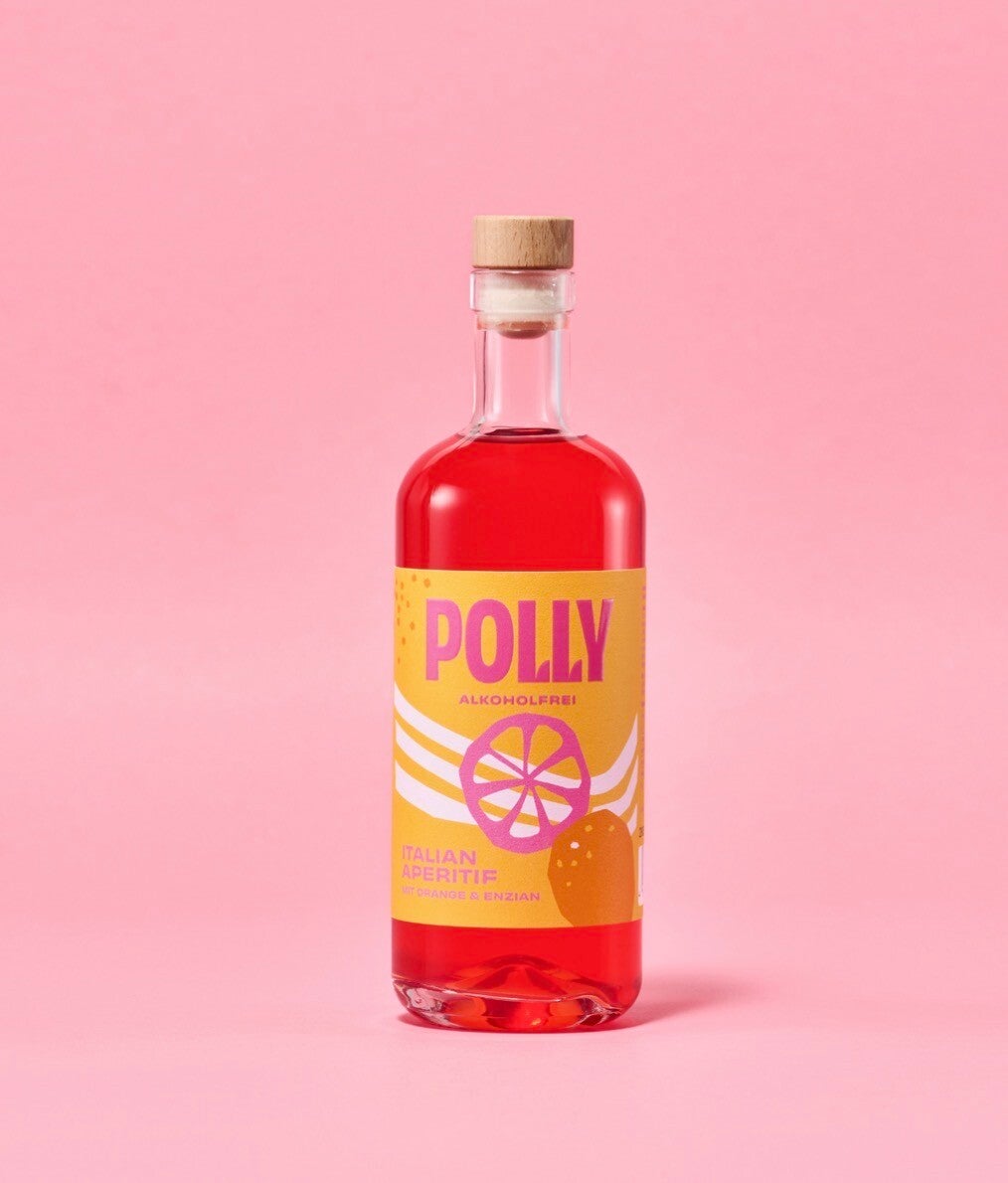 POLLY Italian Aperitif – alcoholvrije Aperol‑stijl spritzbasis 0.0 (0,5L)
