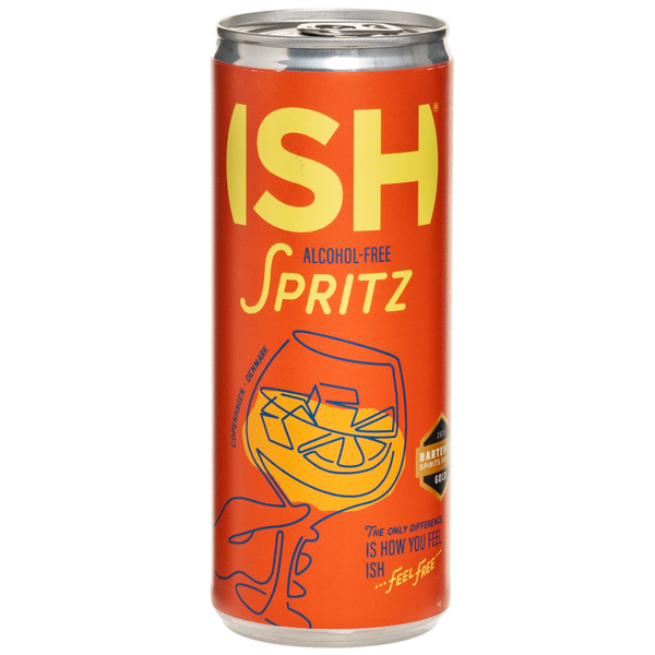 ISH Spritz RTD 0% – alcoholvrije Italian Spritz 0.0 in blik (250 ml)
