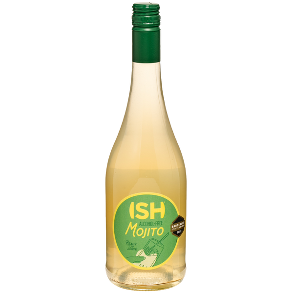 ISH Mojito 0% – alcoholvrije Mojito 0.0 met munt, limoen & Caribbean Spiced (0,75L)