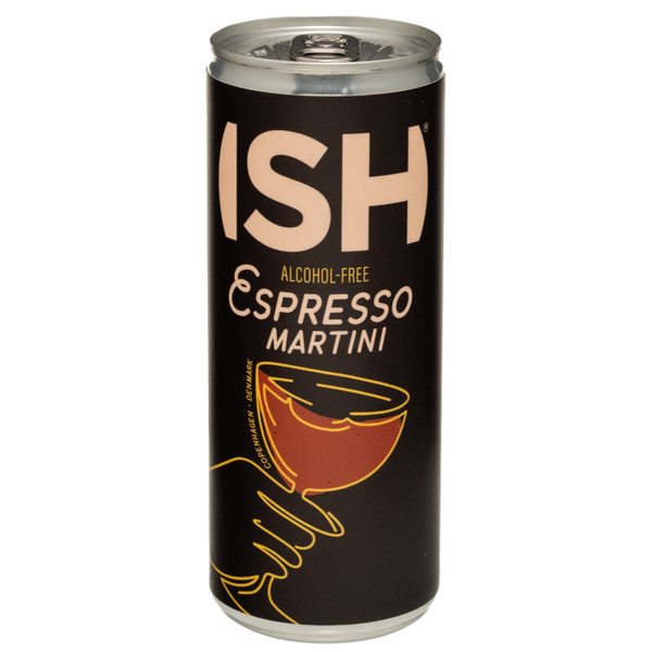 ISH Espresso Martini RTD 0% – alcoholvrije Espresso Martini 0.0 in blik (250 ml)