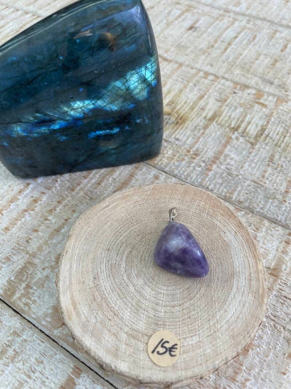 Pendentif en Lepidolite