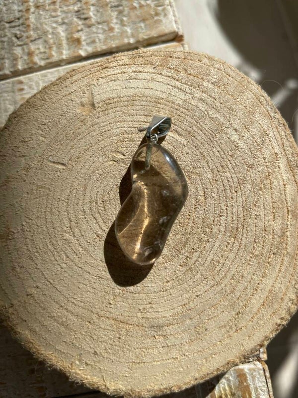 pendentif Quartz fumé