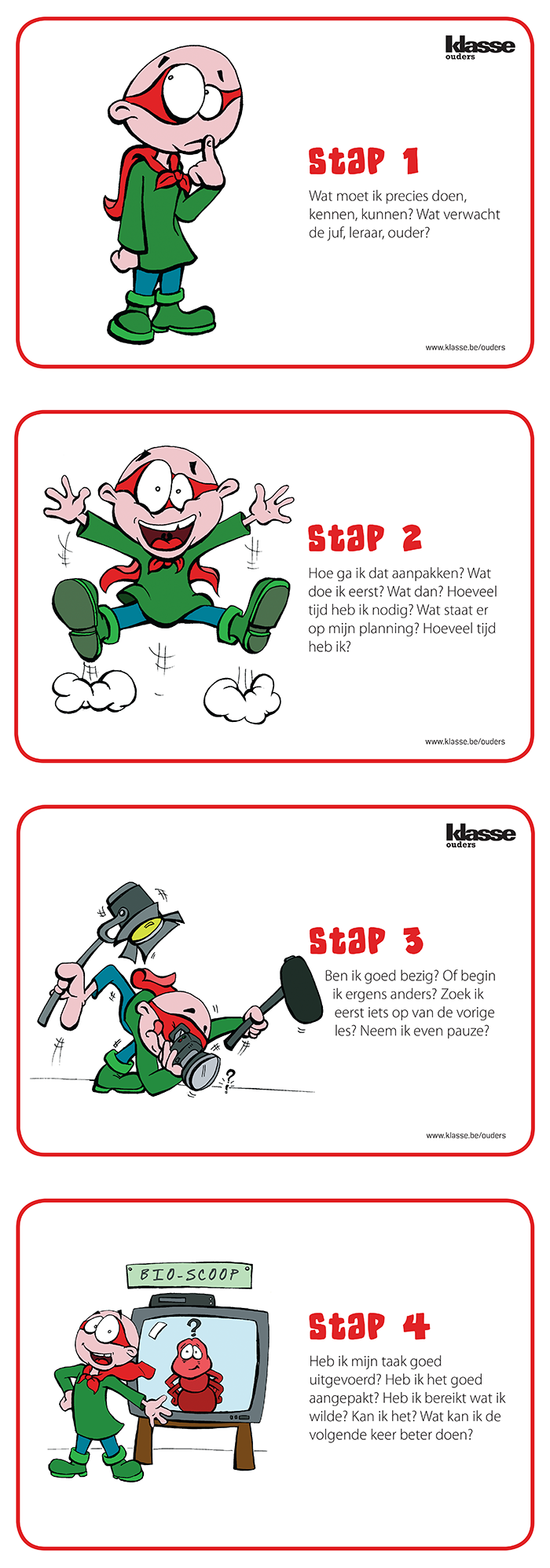 Stappenplan huiswerk