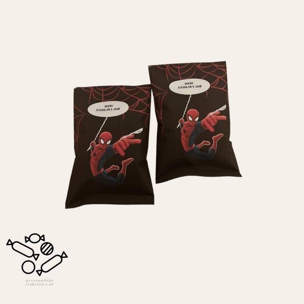 chips zakjes spider