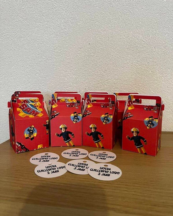 Brandweerman sam doosjes