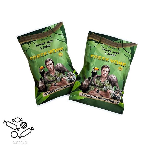 Chips zakjes Freek vonk