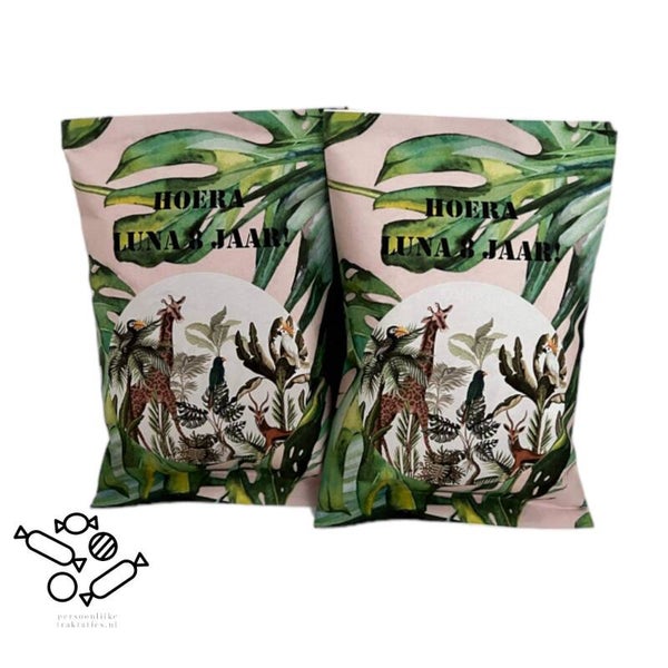 Chips zakjes jungle