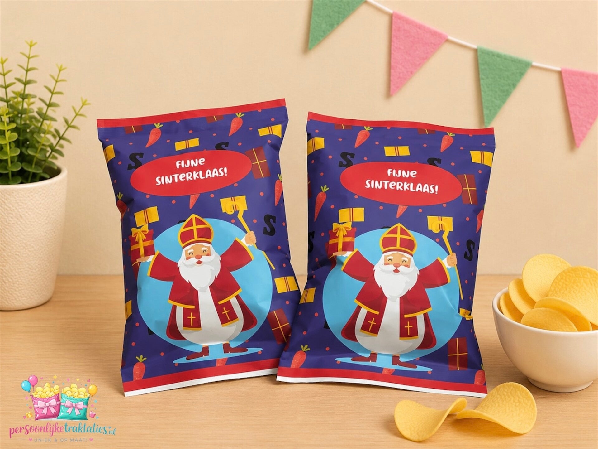 Chips zakjes sinterklaas