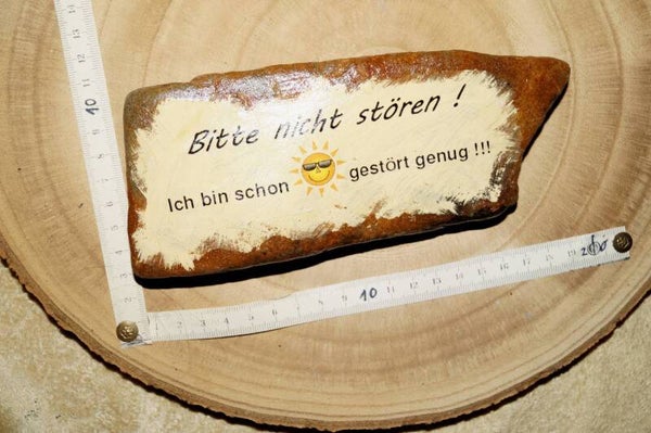 Lustiger Stein "nicht stören" - 1269