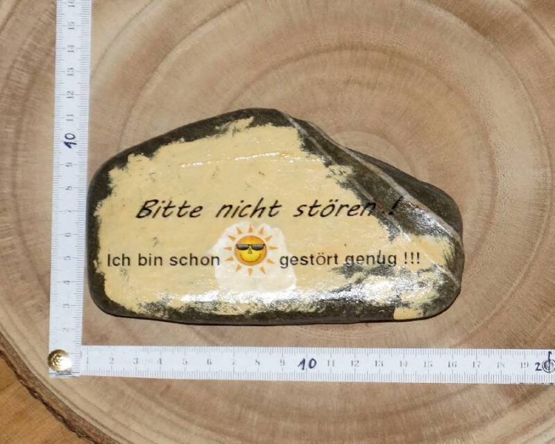 Glücksstein "nicht stören"