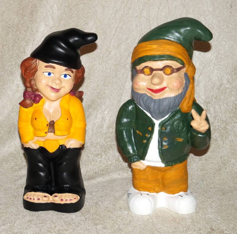 Modernes Zwergenpaar