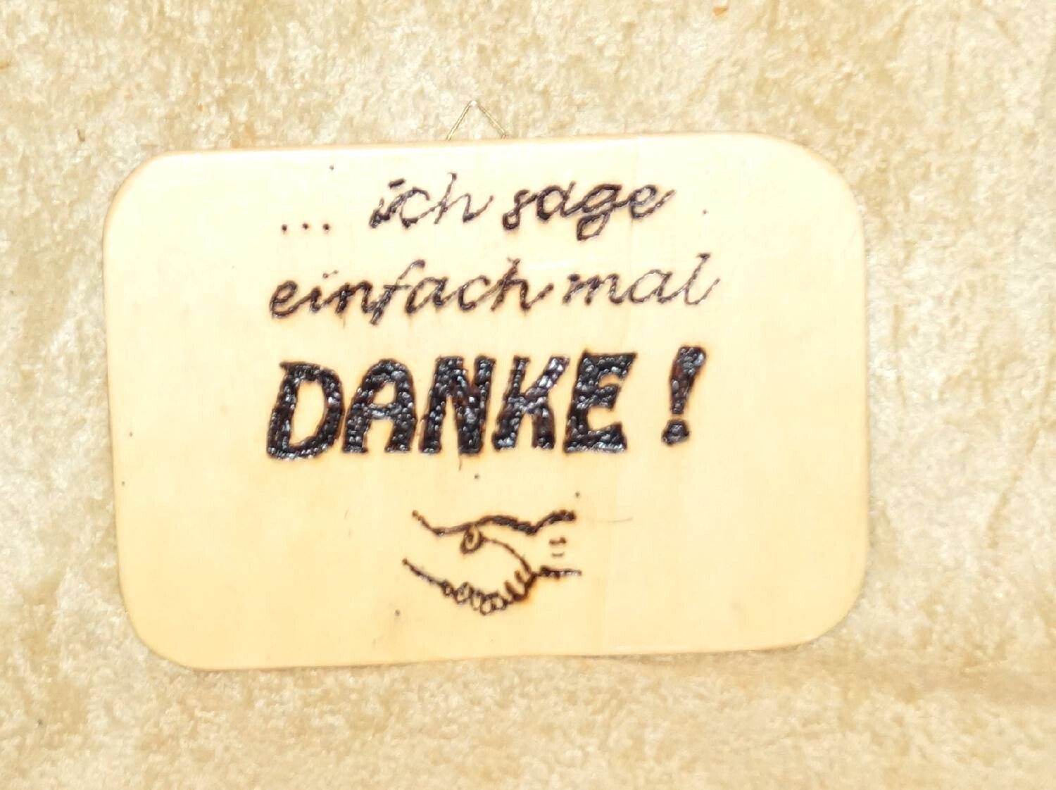 Holztafel "Danke" 7710