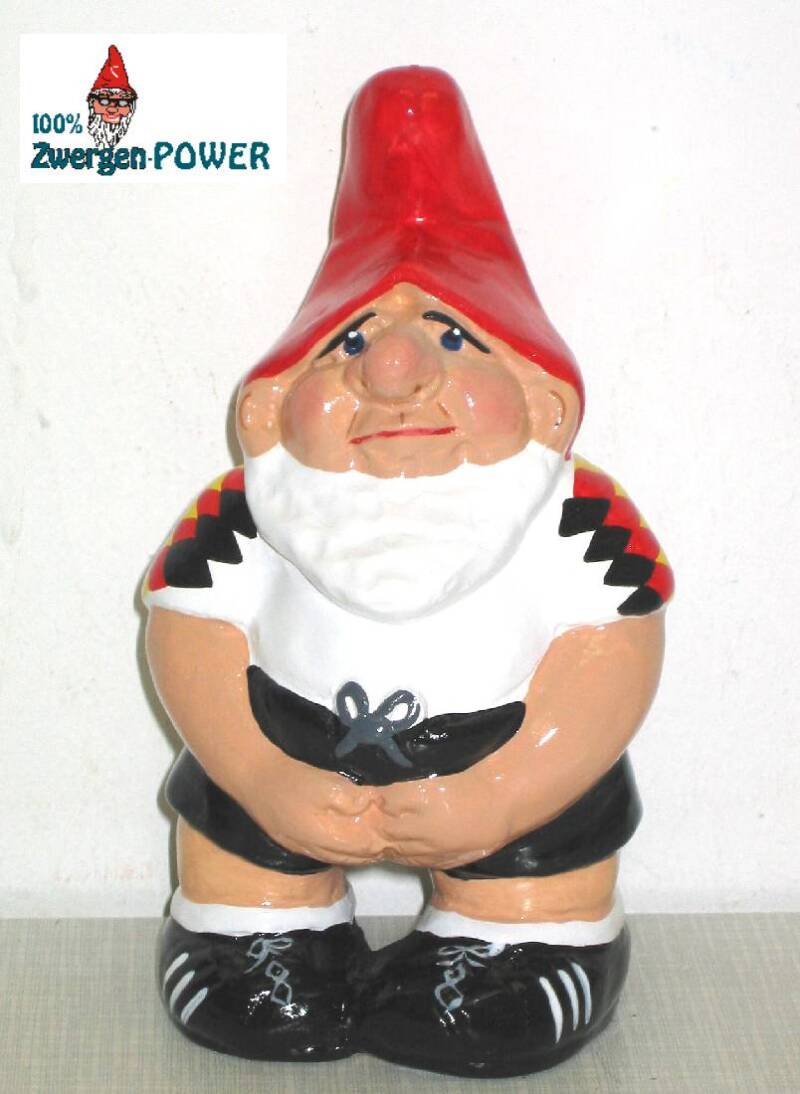 Fussball Gartenzwerg