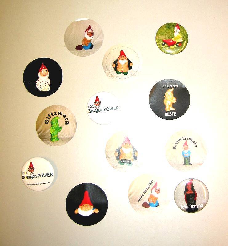 verschiedene Buttons