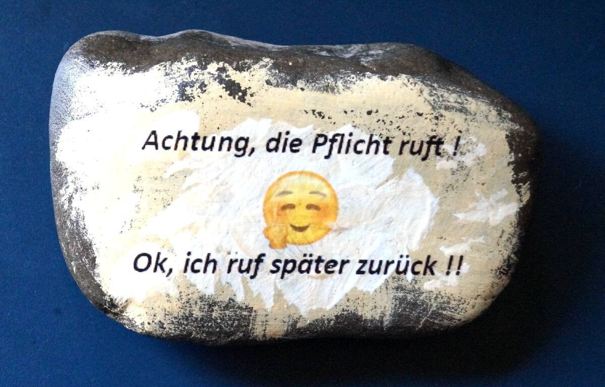 Glücksstein Plicht ruft