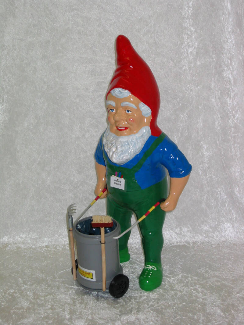 Gartenzwerg Müllmann