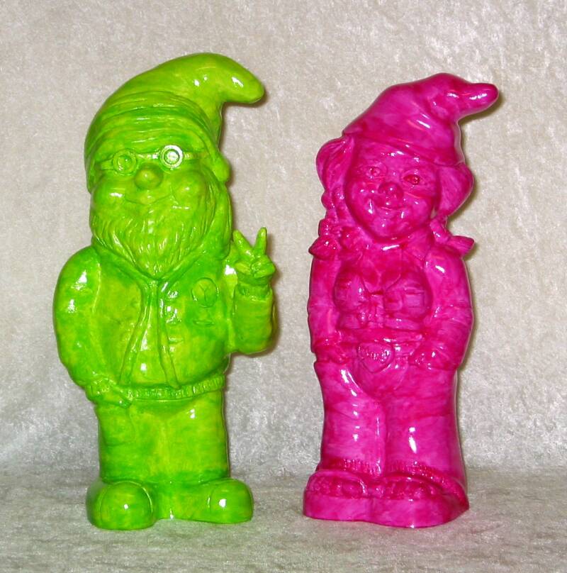 Modernes Zwergenpaar