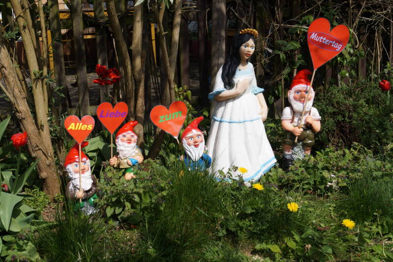 Muttertag Gartenzwerge