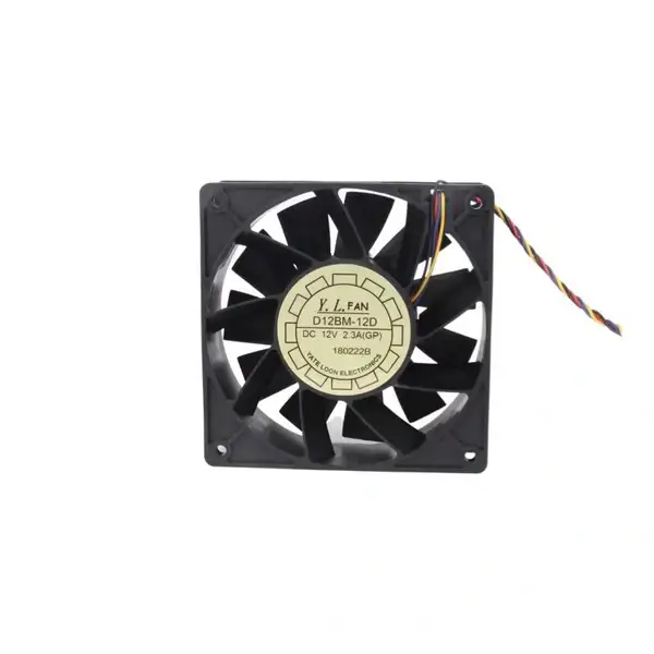 D12BM-12D 120x120x38 ASIC Miner High speed cooling fan 12V 2.3A 4400 RPM Antminer L3+ S9