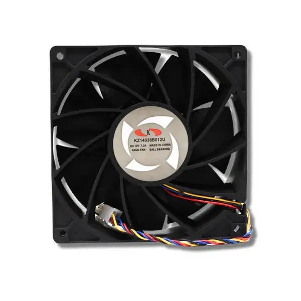 Original KZ14038B012U 14cm Cooling Fan 12V 7.2A – High-Speed Replacement for Whatsminer Crypto Miners