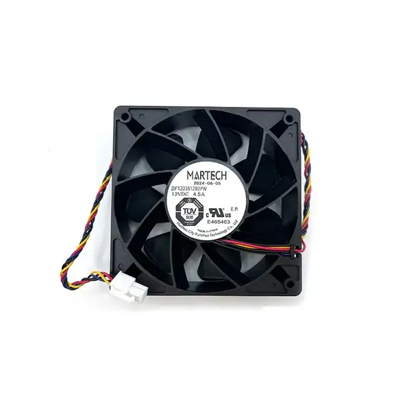 Original MARTECH 12V 4.5A 7000RPM Cooling Fan for Antminer L9 S19kPro, S21, S19jxp, KS5Pro, T21, and More – High-Performance Replacement Fan